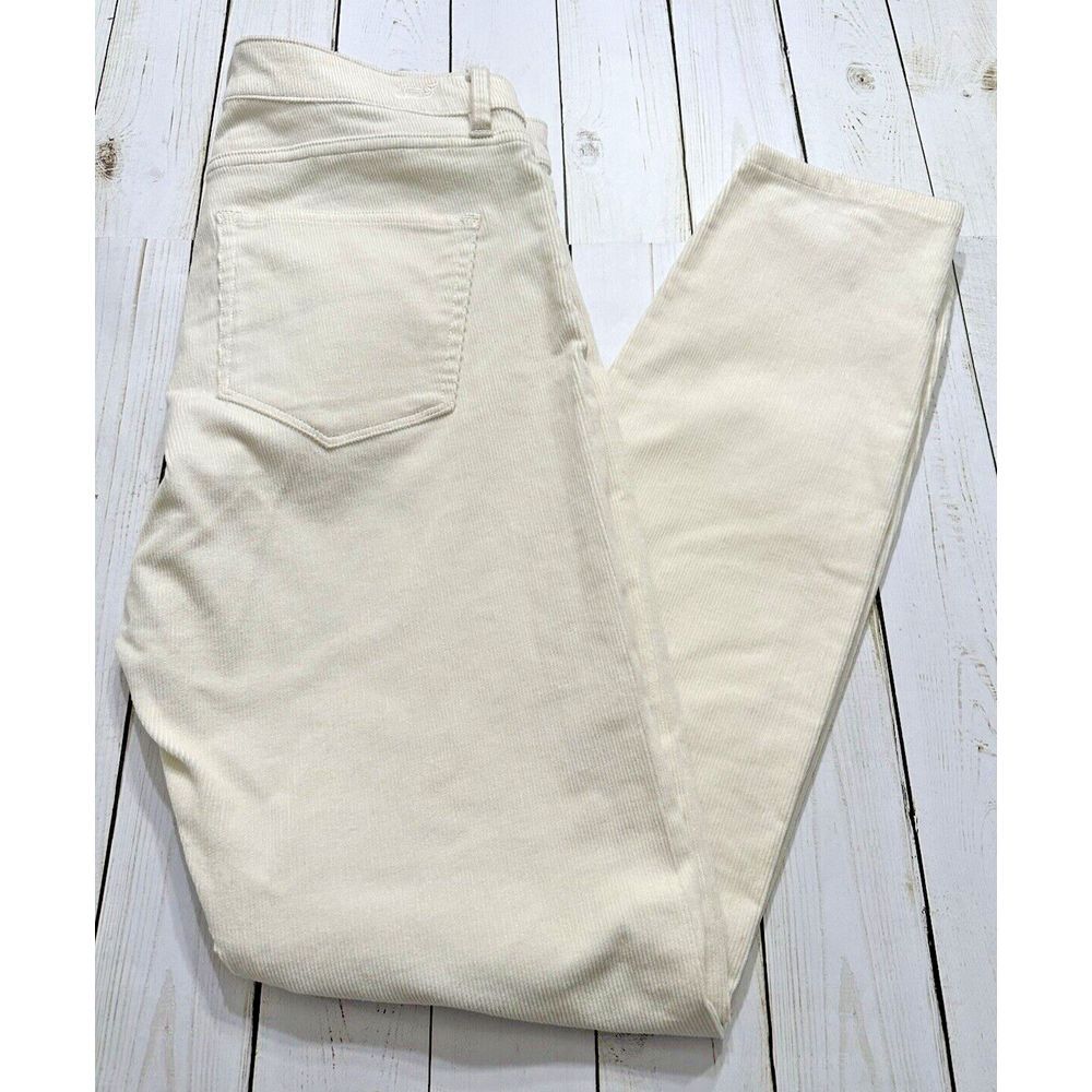 Vineyard‎ Vines Womens Corduroy Jamie High Rise Skinny Marshmallow Size 29